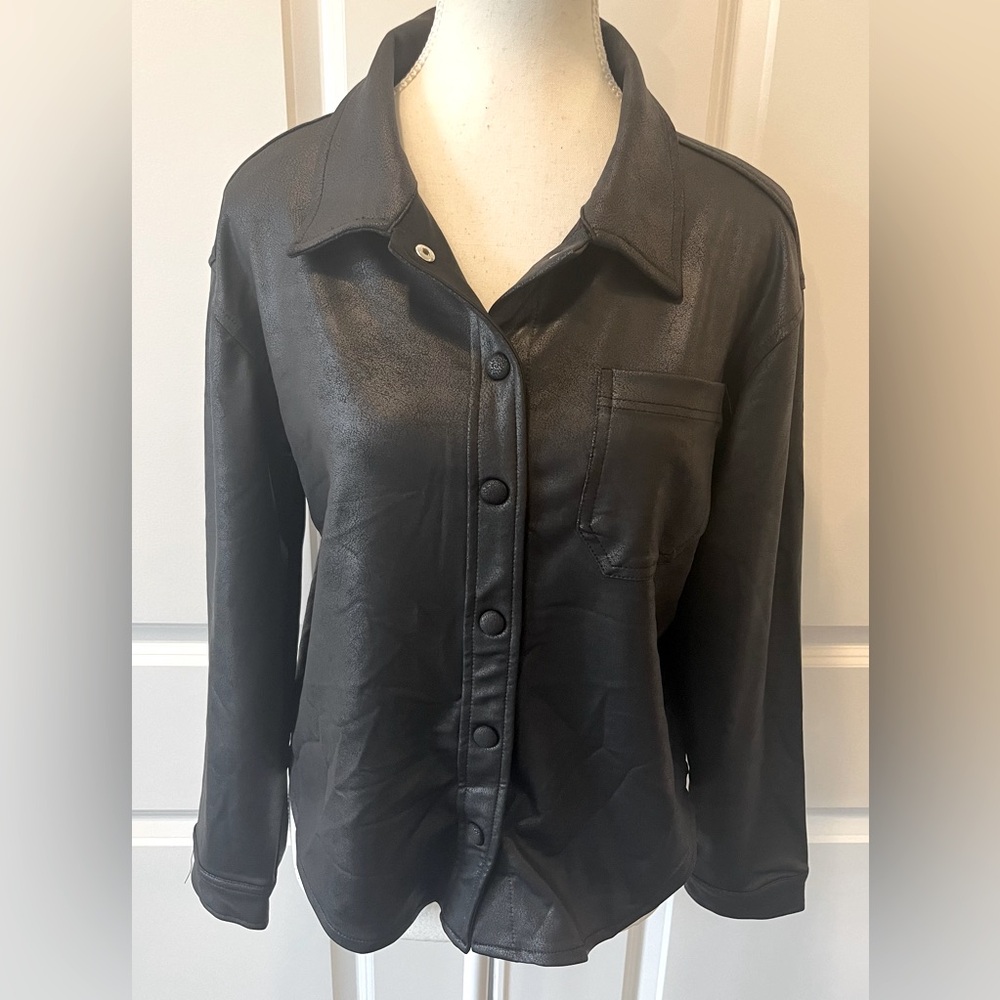 GB GIRLS BLACK JACKET SIZE LARGE NWT